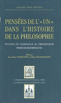 Cover Pensées de l''un dans l''histoire philosop