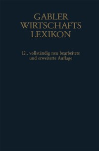 Cover Gablers Wirtschafts Lexikon