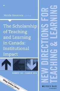 Cover The Scholarship of Teaching and Learning in Canada