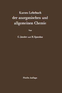 Cover Kurzes Lehrbuch der anorganischen und allgemeinen Chemie