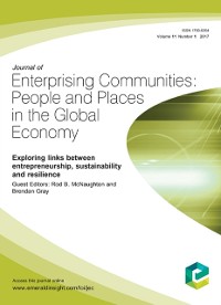 Cover Exploring links between entrepreneurship, sustainability and resilience