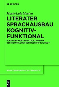 Cover Literater Sprachausbau kognitiv-funktional