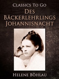 Cover Des Bäckerlehrlings Johannisnacht
