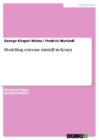 Cover Modelling extreme rainfall in Kenya