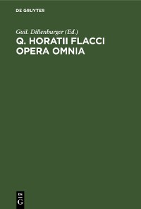 Cover Q. Horatii Flacci Opera Omnia