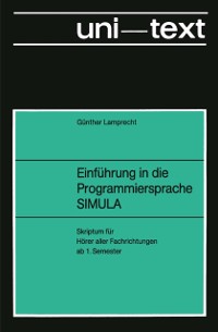 Cover Einführung in die Programmiersprache SIMULA