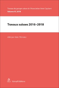 Cover Travaux suisses 2016-2018