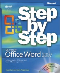 Cover Microsoft Office Word 2007 Step by Step