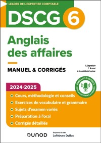 Cover DSCG 6 - Anglais des affaires - Manuel - 2024-2025