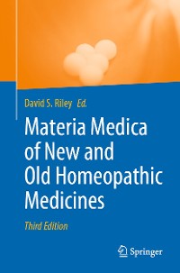 Cover Materia Medica of New and Old Homeopathic Medicines