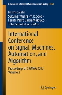 Cover International Conference on Signal, Machines, Automation, and Algorithm