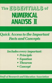 Cover Numerical Analysis II Essentials
