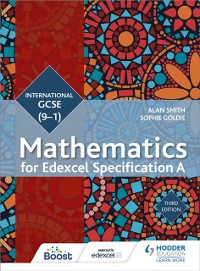 Cover Edexcel International GCSE (9-1) Mathematics Student Book Third Edition