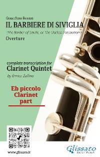 Cover Eb piccolo Clarinet part of "Il Barbiere di Siviglia" for Clarinet Quintet