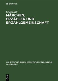 Cover Märchen, Erzähler und Erzählgemeinschaft