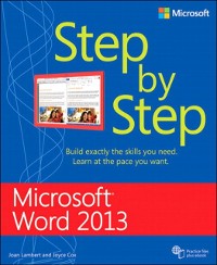 Cover Microsoft Word 2013 Step By Step