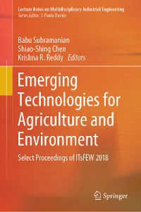 Cover Emerging Technologies for Agriculture and Environment