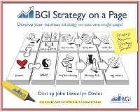 Cover BGI Strategy On A Page