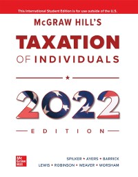 Cover ISE eBook Online Access for McGraw-Hill's Taxation of Individuals 2022 Edition