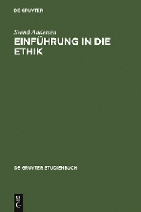 Cover Einführung in die Ethik