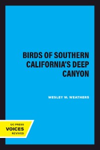 Cover Birds of Southern California's Deep Canyon