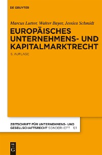 Cover Europäisches Unternehmens- und Kapitalmarktrecht