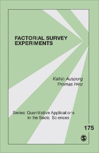 Cover Factorial Survey Experiments