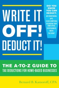 Cover Write It Off! Deduct It!