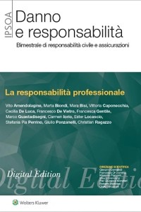 Cover La responsabilità professionale