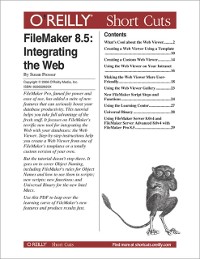 Cover FileMaker 8.5: Integrating the Web