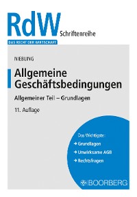 Cover Allgemeine Geschäftsbedingungen