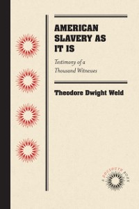 Cover American Slavery As It Is