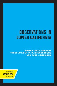 Cover Observations in Lower California