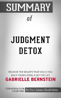 Cover Summary of Judgment Detox