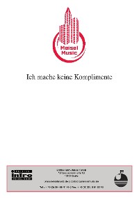 Cover Ich mache keine Komplimente