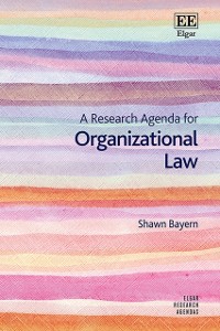 Cover Research Agenda for Organizational Law
