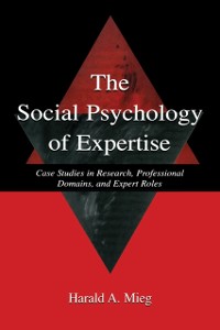 Cover Social Psychology of Expertise