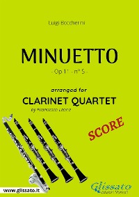 Cover Minuetto - Clarinet Quartet SCORE