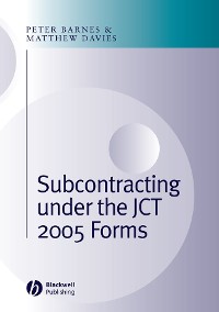 Cover Subcontracting Under the JCT 2005 Forms