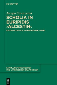 Cover Scholia in Euripidis ›Alcestin‹