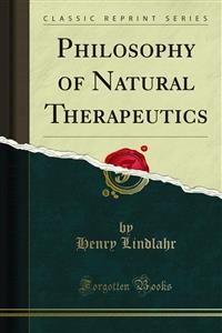 Cover Philosophy of Natural Therapeutics