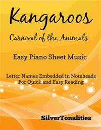 Cover Kangaroos Carnival of the Animals Easy Piano Sheet Music