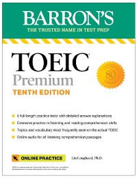 Cover TOEIC Premium: 6 Practice Tests + Online Audio, Tenth Edition