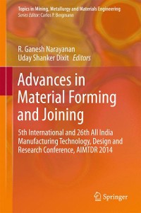Cover Advances in Material Forming and Joining