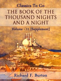 Cover Book of the Thousand Nights and a Night - Volume 11 [Supplement]