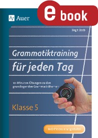 Cover Grammatiktraining für jeden Tag Klasse 5