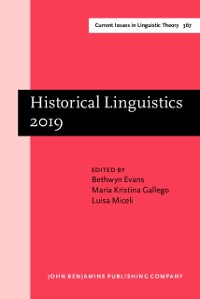 Cover Historical Linguistics 2019