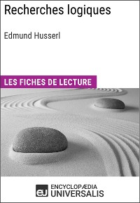 Cover Recherches logiques d'Edmund Husserl