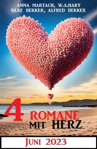 Cover Vier Romane mit Herz Juni 2023