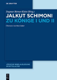 Cover Jalkut Schimoni zu Könige I und II